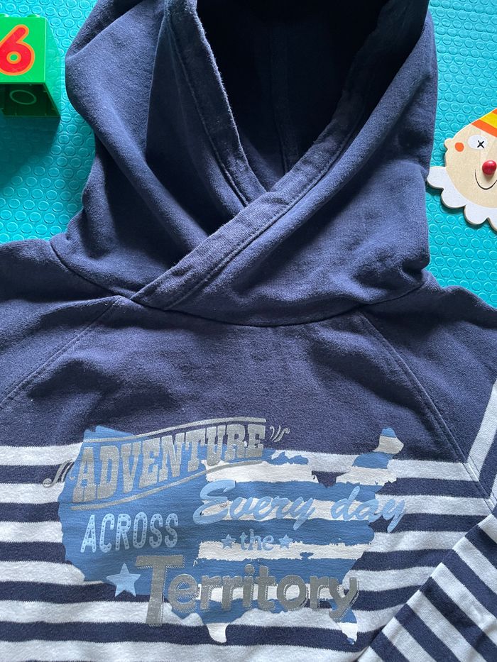 Sweat à capuche Vertbaudet 6 ans - photo numéro 2