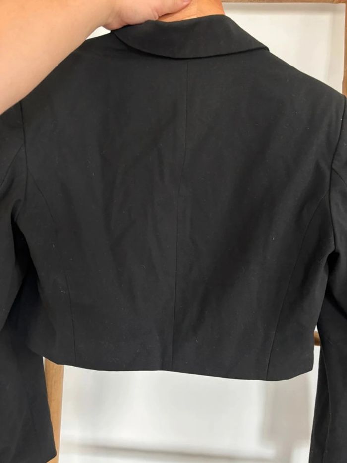 Blazer court noir zara taille S - photo numéro 7