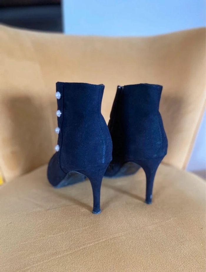 Bottines noires à talon P.41 - photo numéro 3