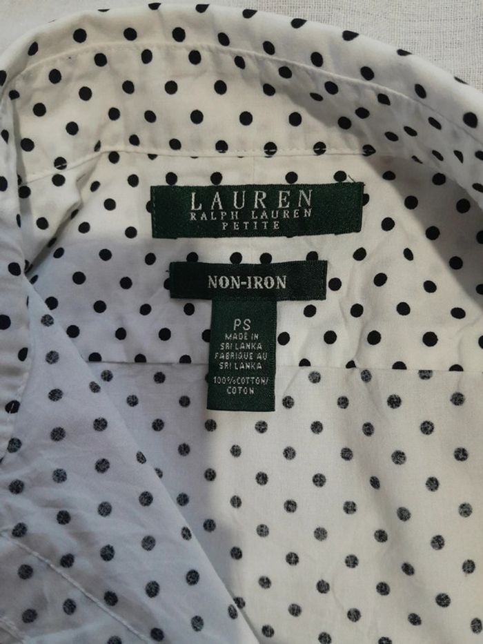 Magnifique chemisier Lauren Ralph Lauren  petite très bon état - photo numéro 3