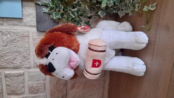 Peluche Saint-Bernard 40 cm