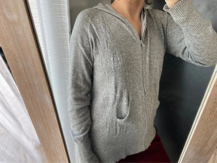 Gilet gris femme - photo numéro 3