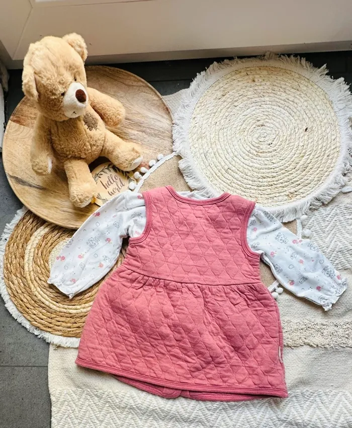 Ensemble robe et chemise Petit Béguin 12M 80cm - photo numéro 2