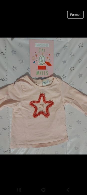 Tee-shirt 8 mois ml tape à l œil