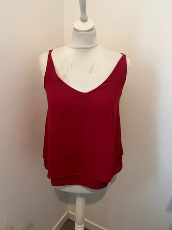 Top débardeur rouge étam XS
