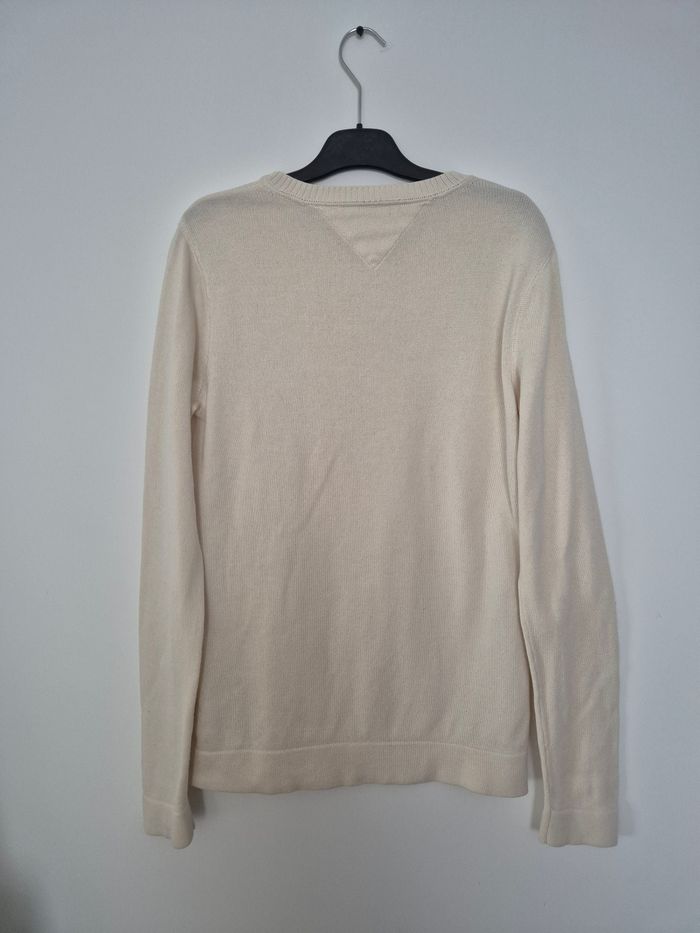 Pull écru classic vintage - Tommy Hilfiger Denim - Taille S - photo numéro 4