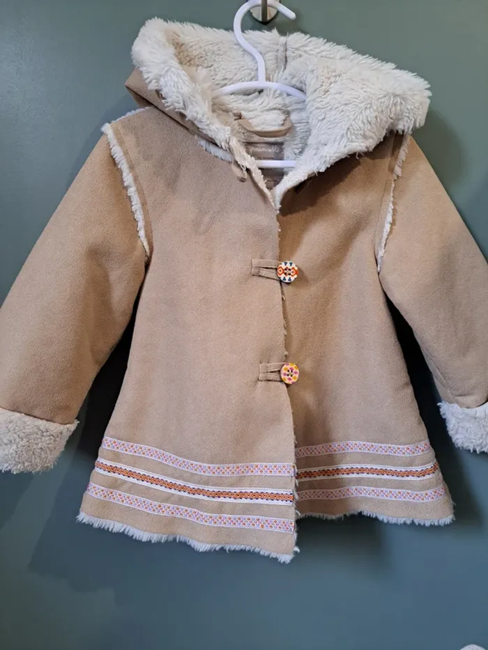 Manteau - Grain de blé - 12 mois - photo numéro 2
