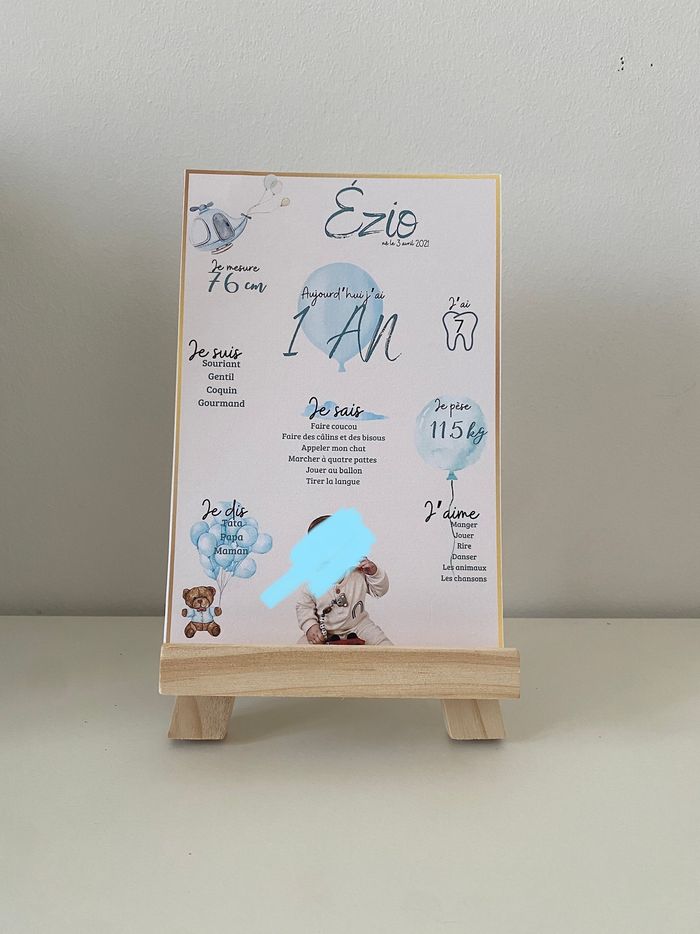 Flyer Anniversaire ou baptême