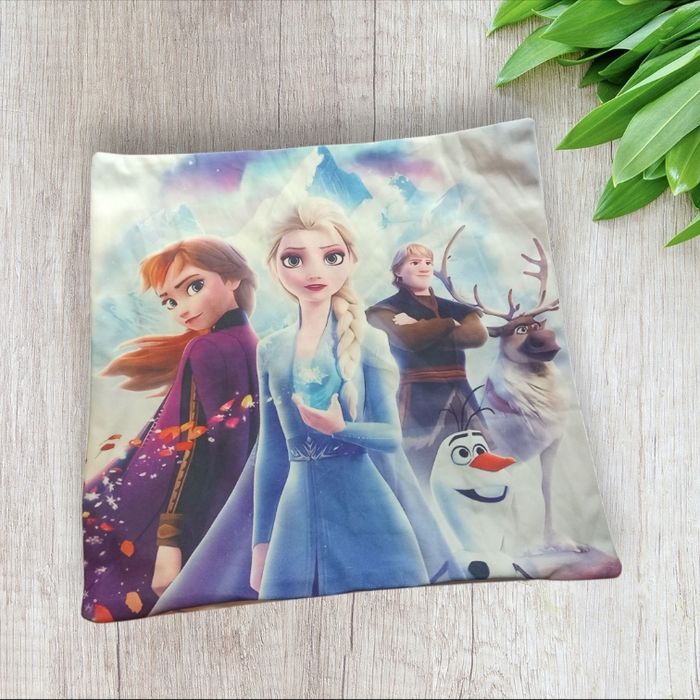 Housse de coussin Frozen la reine des neiges - photo numéro 2