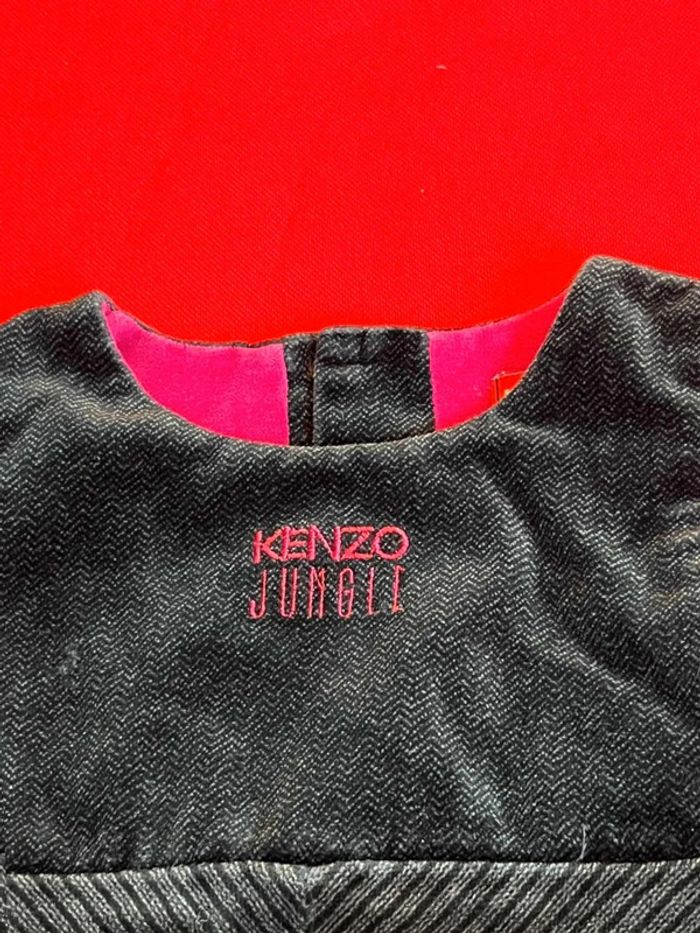 Robe bébé fille Kenzo Jungle 12 mois velours - photo numéro 3
