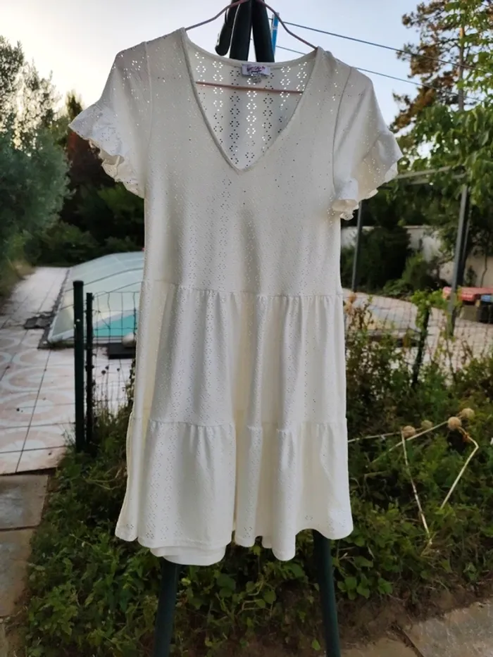 Robe blanc crème Jennyfer taille L