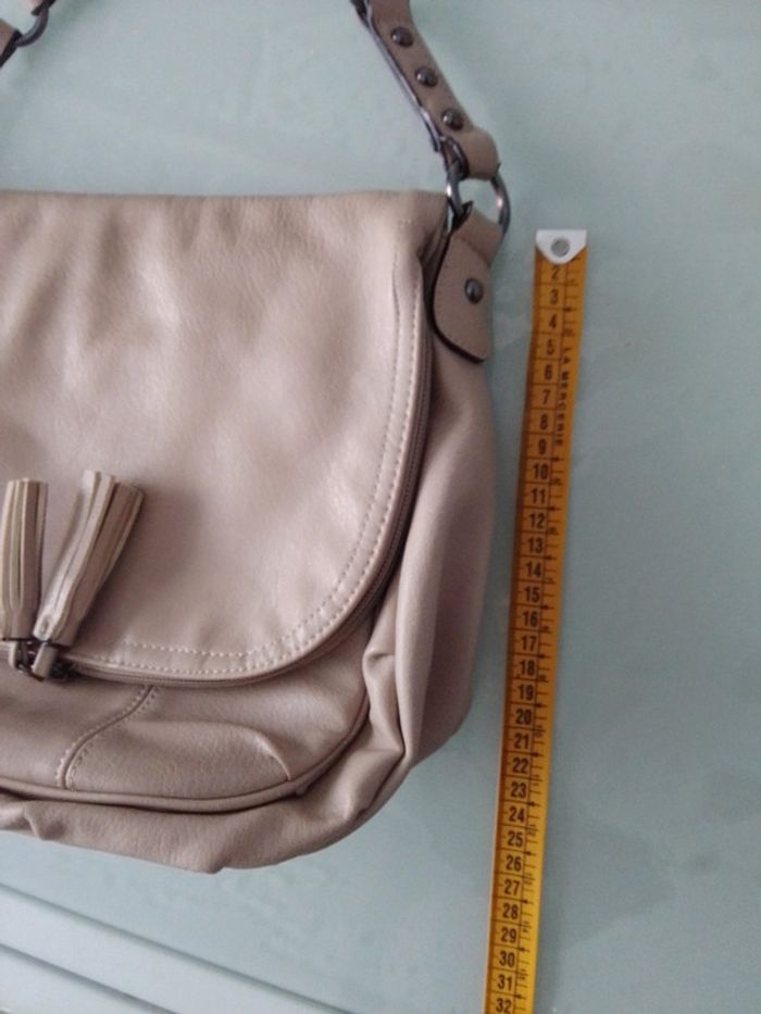 Sac bandoulière Eram beige - photo numéro 6