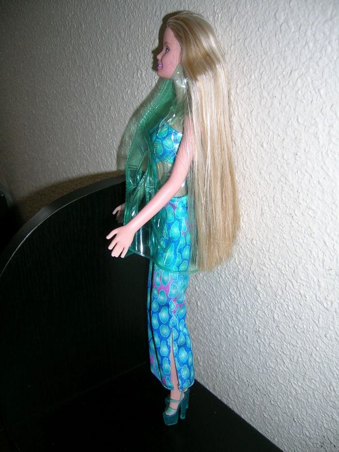 barbie blonde cheveux très longs collection Mattel - photo numéro 4