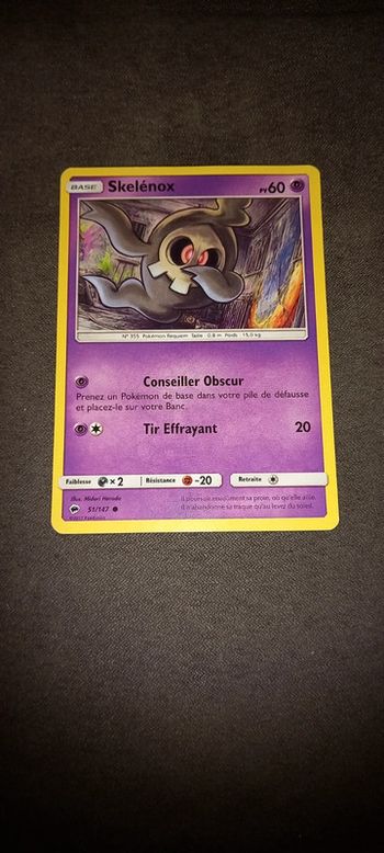 Carte pokémon skelénox