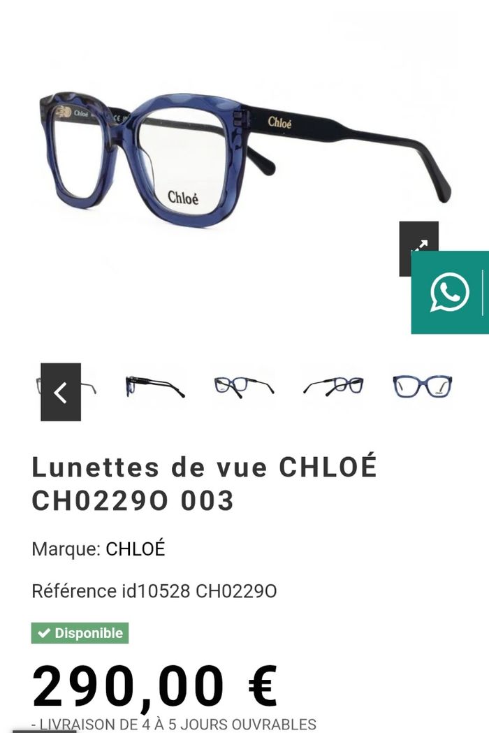 Lunettes de soleil Chloé - photo numéro 4