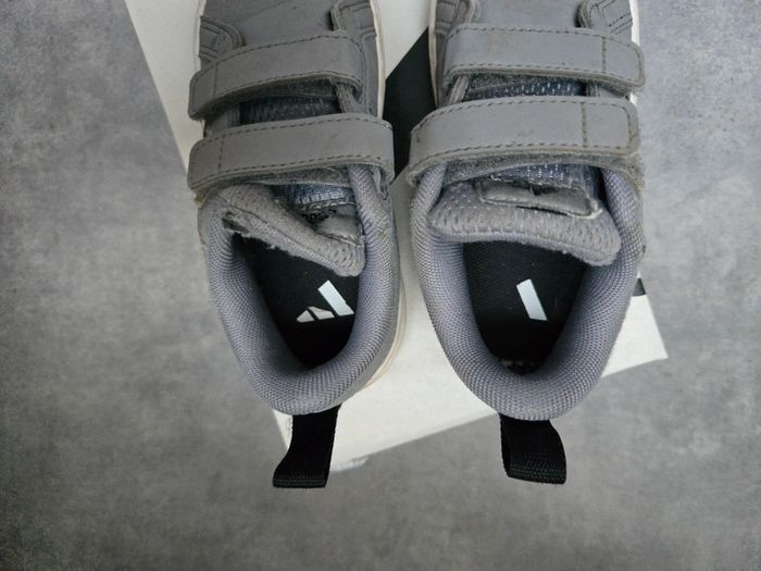 Basket tennis Adidas grise, 25 - photo numéro 3