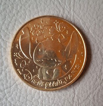 Pièce de monnaie de France Stitch Disneyland Paris 2025