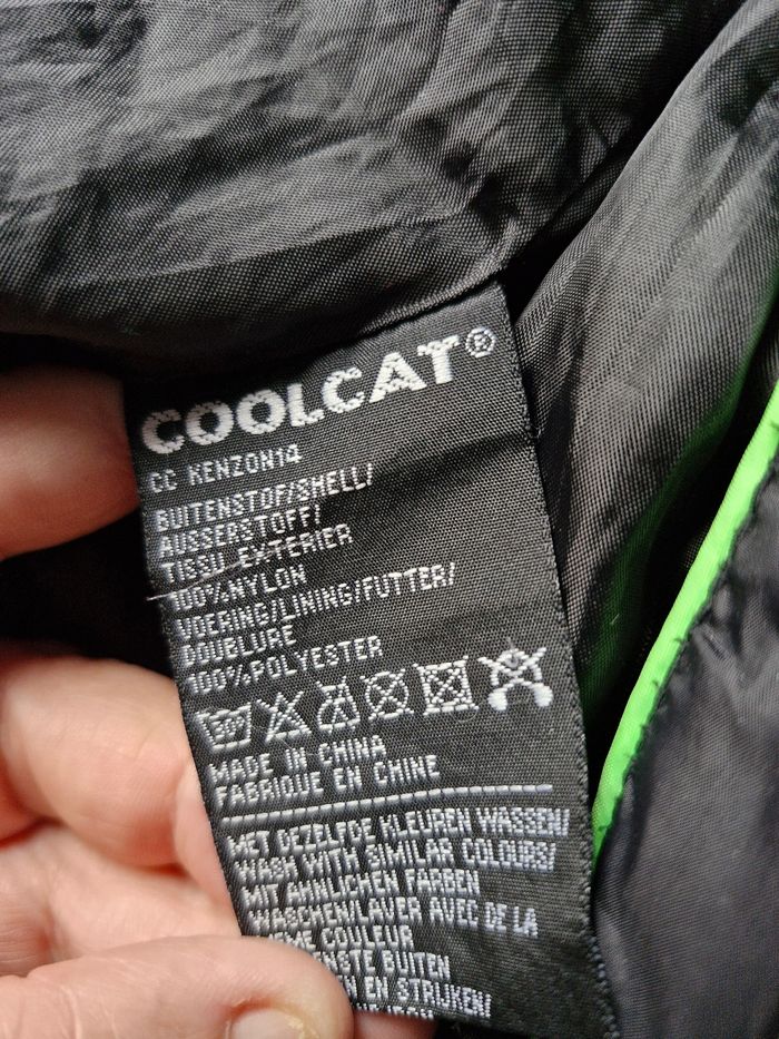 Superbe veste coupe-vent deco zip fluo - photo numéro 3