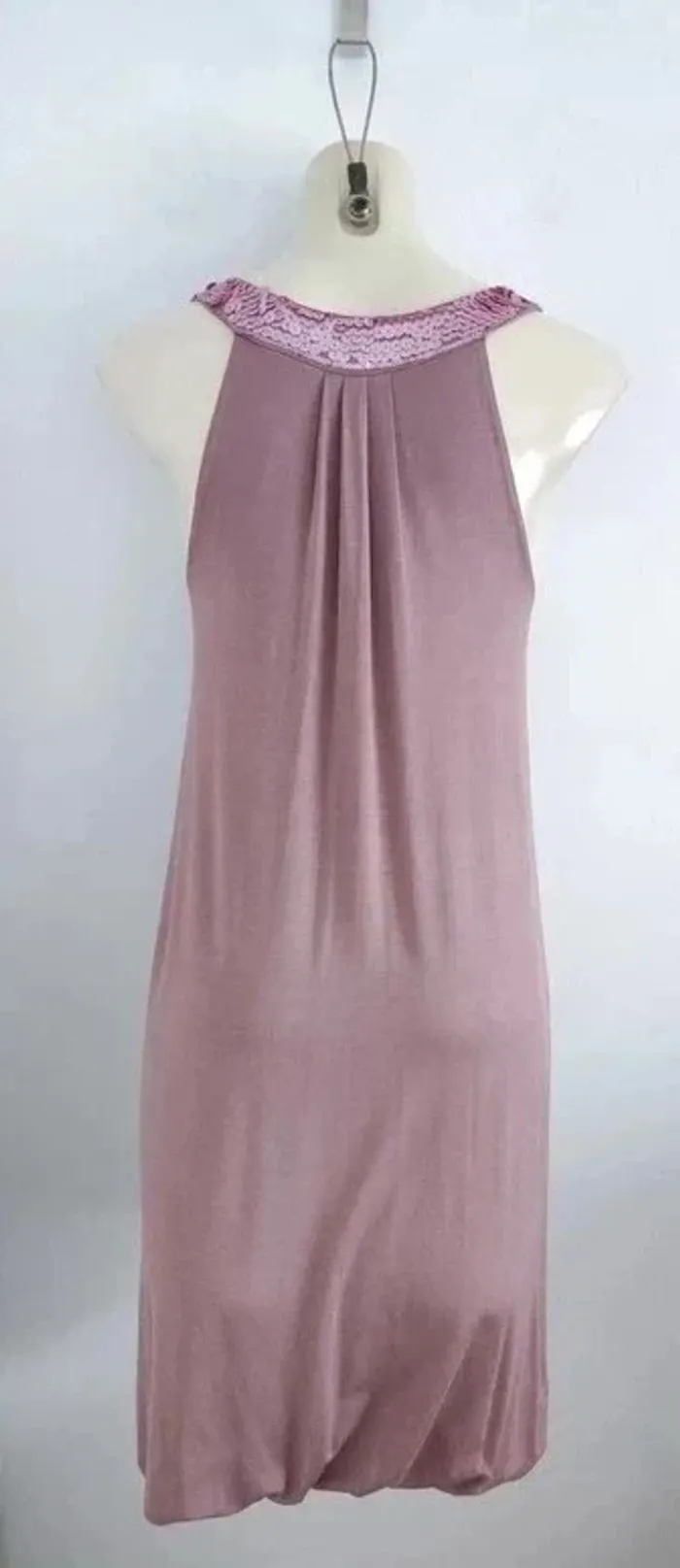 Robe à paillettes chic cocktail - Grain de Malice - taille S - photo numéro 3