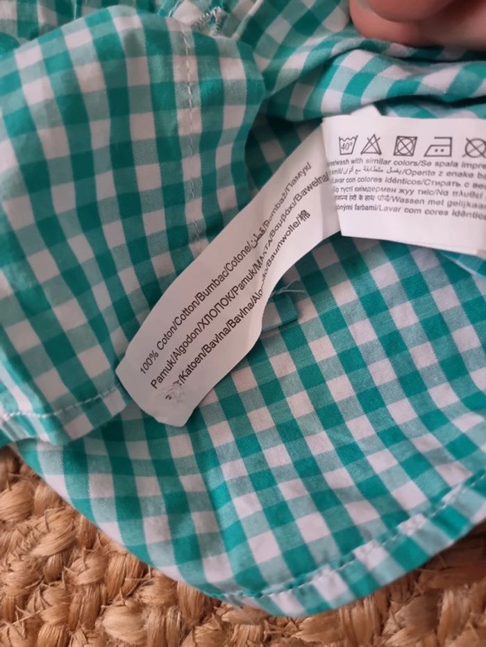 Chemise a carreaux tape a l'œil 6 mois - photo numéro 8