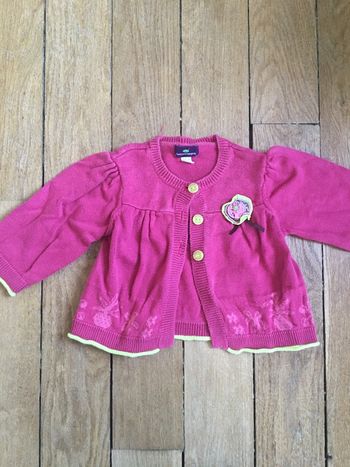 Joli gilet bouton/ sergent major/6m