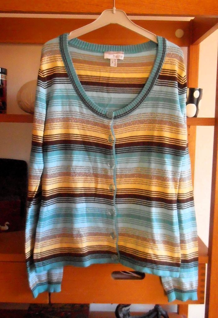 Gilet femme, Heine, taille S 36, cardigan - photo numéro 1