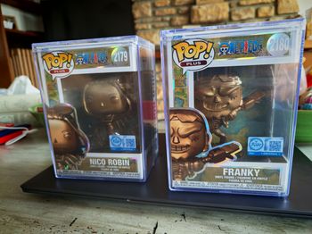 Duo funko Pop one piece bronze Nico Robin / Franky 2179 2180
