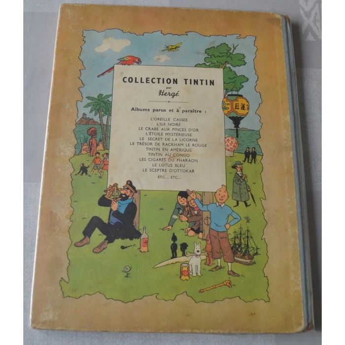 Tintin l'Etoile Mystérieuse B1 1946 - photo numéro 2