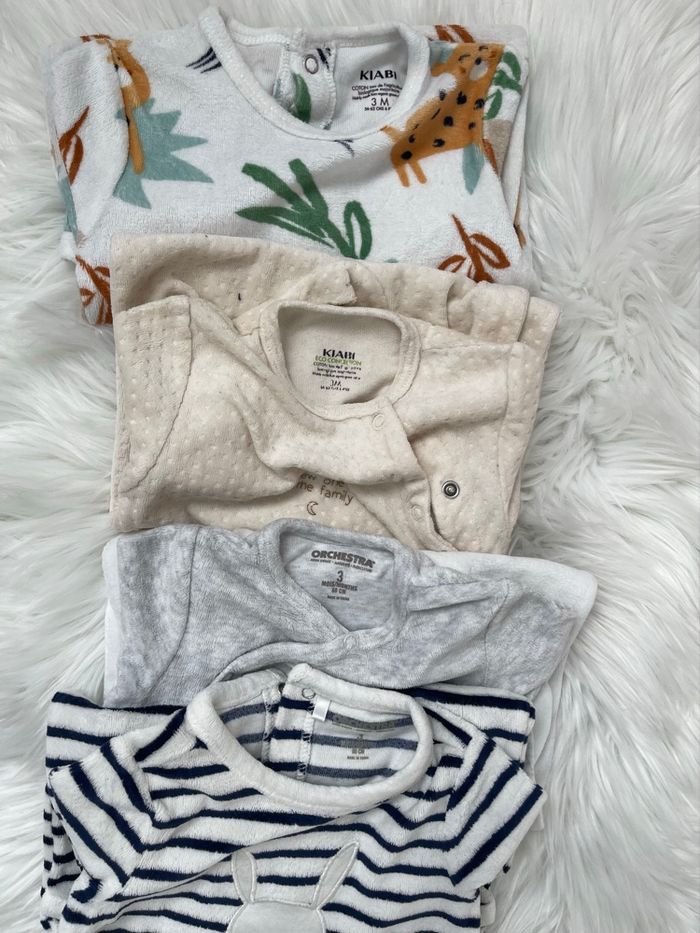 Pyjamas pour bébé garçon 3 mois - photo numéro 2