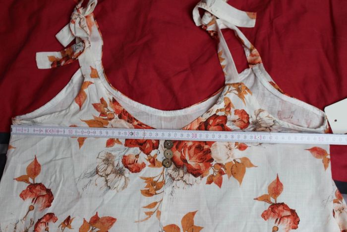 Débardeur fleurs oranges - photo numéro 7