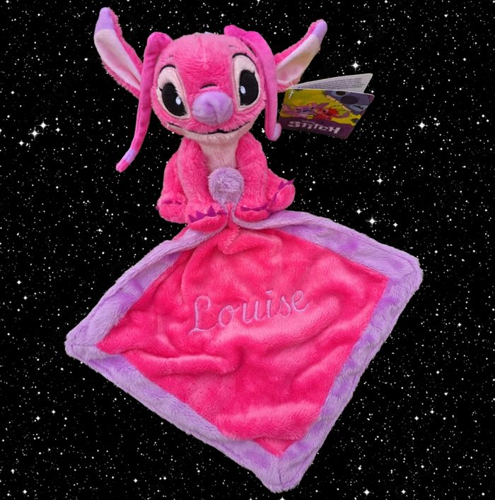 Doudou brodé  stitch angel