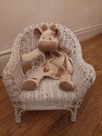 Doudou plat vache Les Bellodoux