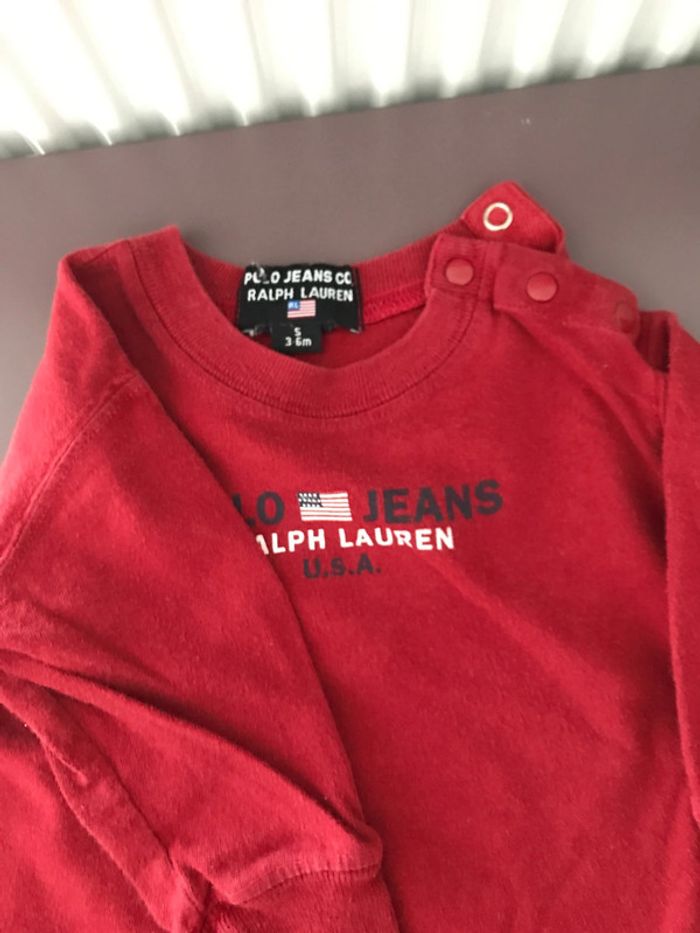 Tee shirt Polo Ralph Lauren vintage 3/6 mois - photo numéro 3
