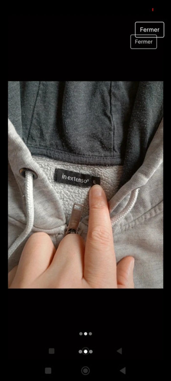 Gilet à capuche xl - photo numéro 2