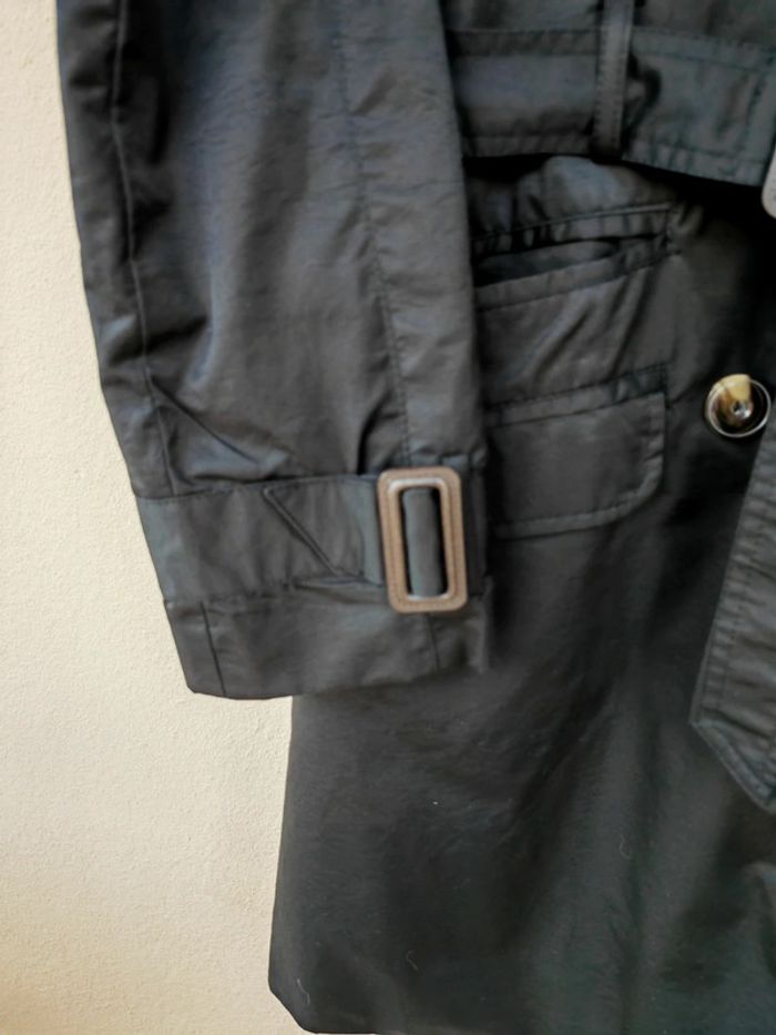 Trench mi-long La Redoute Noir Neuf - photo numéro 4