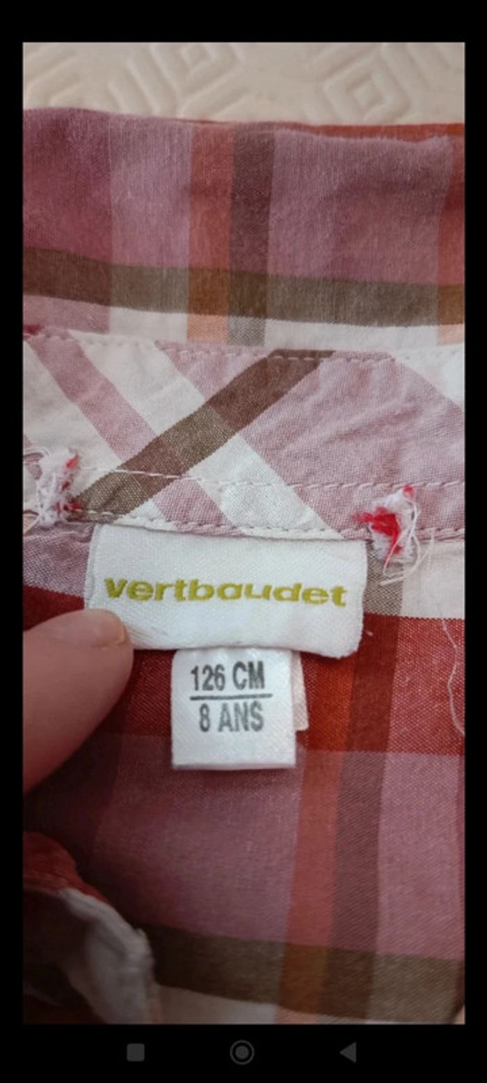 Chemise manches longues 128 8ans - photo numéro 4