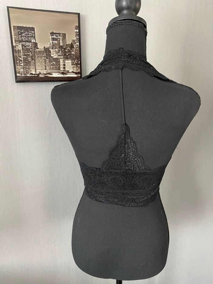 Shekini Soutien Gorge Dos Nu Brassiere Dentelle sans Armature Rembourré - photo numéro 3
