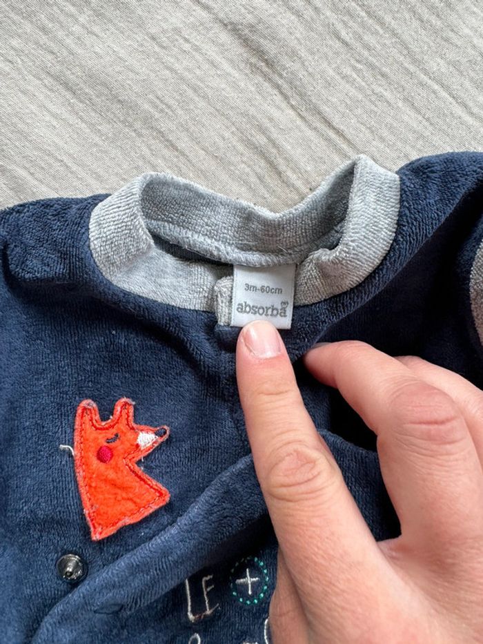 Pyjama velours garçon - photo numéro 2