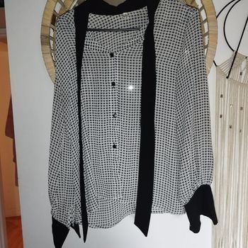 Blouse manche longue vintage femme