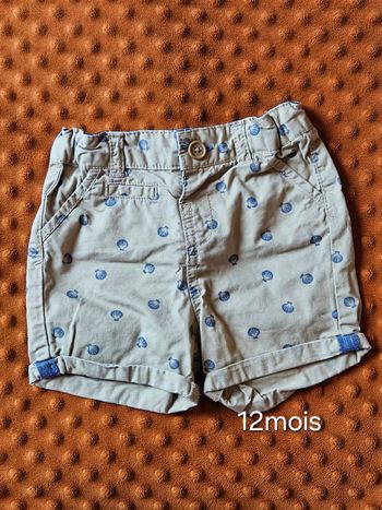 Short coquillage 