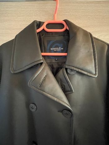 manteau en cuir