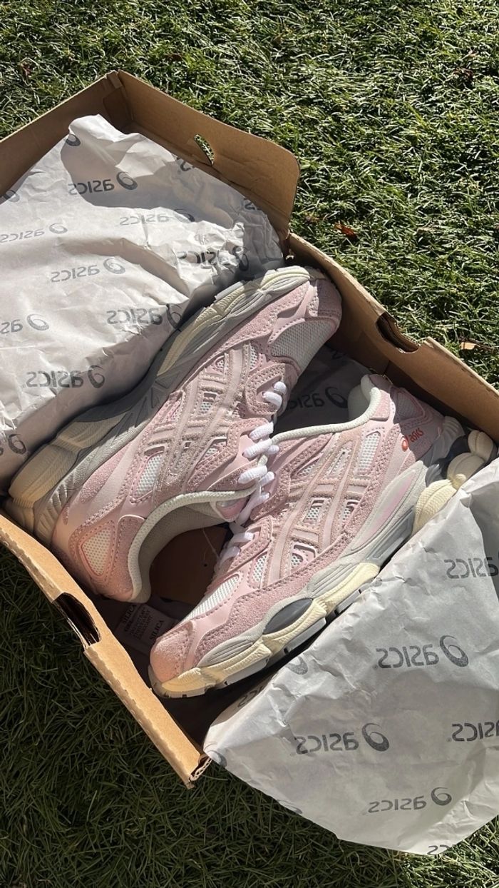 ASICS Gel-NYC Cream Mineral Beige Pink 39.5 - photo numéro 4