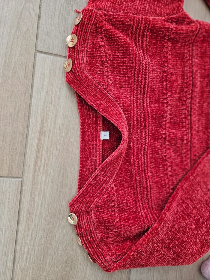 Joli pull rouge - photo numéro 4