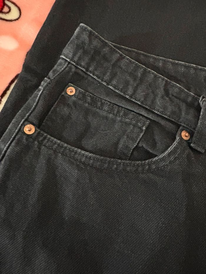 Jeans noir coupe droite - photo numéro 3
