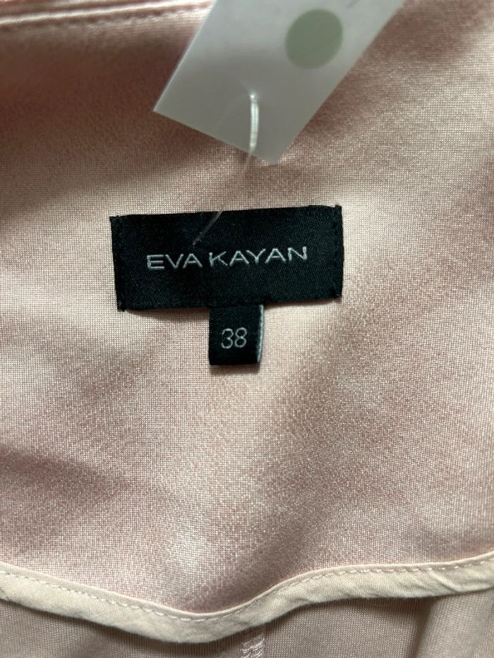 Veste cintrée vintage satinée rose poudré taille 38 - photo numéro 6