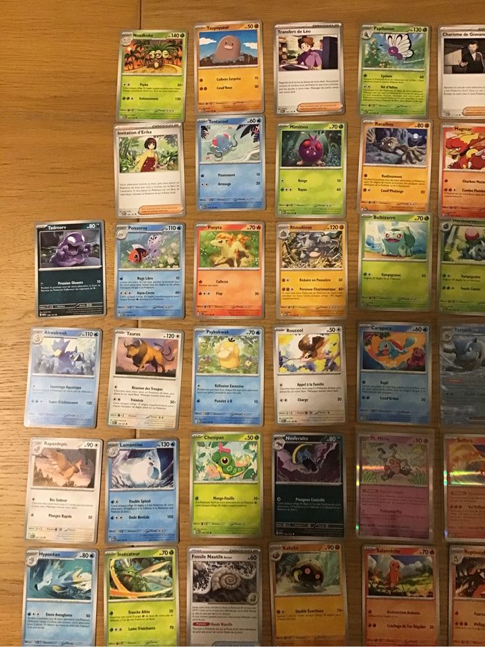 Lot 68 cartes Pokémon 151 neuves bundle tortank ex EV3.5 holo - photo numéro 6