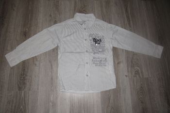 CHEMISE A MANCHES LONGUES RAYÉE BLANCHE ET GRISE GARÇON - BESTWAY - 8 ANS - n°04