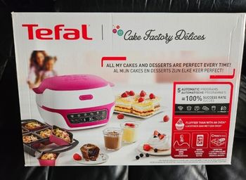 Tefal Cake Factory Délices KD810112 – Neuf, jamais utilisé