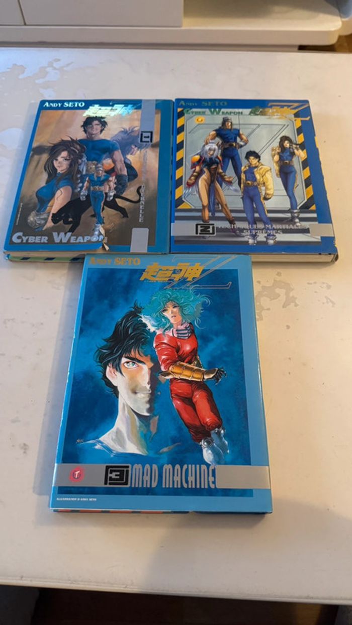 📚 Lot 3 Tomes – Cyber Weapon Z par Andy Seto – Éditions Tonkam - photo numéro 2