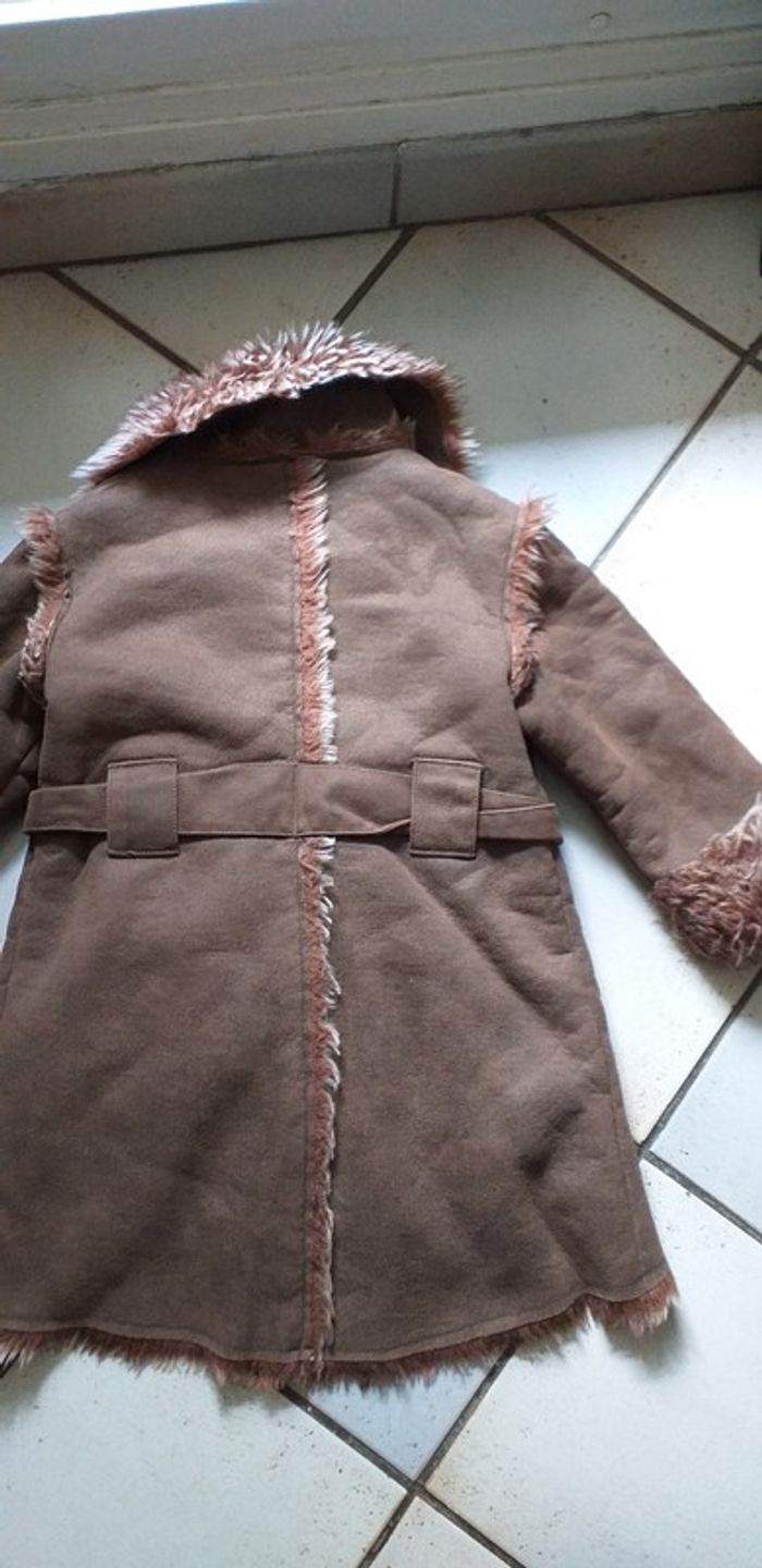 superbe manteau CATIMINI fourré taille 3 ans - photo numéro 4